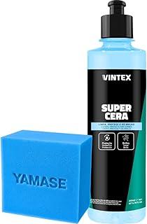 Super Cera Portege e Renovar Brilho do Carro Vintex 200g Espuma Yamase