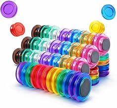 Kit 20 Imãs Coloridos Prendedores Magnéticos Redondo Para Geladeira Mural Fotos Para Pendurar Avisos