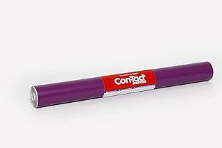 Con-Tact Papel Adesivo Cores Foscas, Roxo 45cm x 10m – Rolo Autocolante Multiuso para DIY, Artesanato, Revestimento e Decoração – 6559C