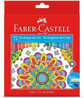 Lapis de cor, Faber-Castell, Ecolápis 72 cores,Multicor