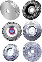 Kit de 6 Discos Abrasivos para Esmerilhadeira Angular - Para Lixar e Polir Madeira, Inclui Várias Gramaturas para Desbaste ao Acabamento