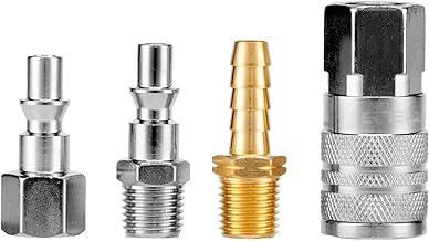 Stels Jogo De Conectores Com Engaterpidoe Rosa 1/4 Npt 4 Peças