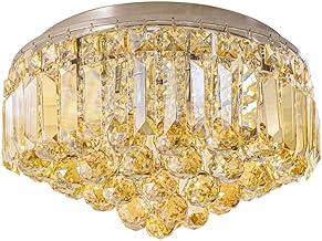 Plafon Bella Iluminação Kri No Voltagev, Cromado/Âmbar