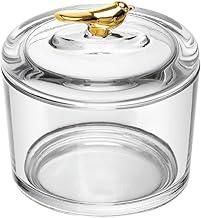 WOLFF - Pote com Tampa Golden Bird 7,5cm x 8,5cm Cristal Ecológico
