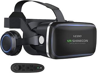 Headset de Realidade Virtual Tecnet, compatível com iPhone e Android