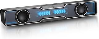 Edifier Barra de som multimídia QS30 com iluminação dinâmica, Bluetooth V5.4, graves aprimorados, microfone integrado, vários efeitos sonoros via aplicativo, alto-falante alimentado por USB para