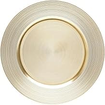 Sousplat de Plástico Dourado 33cm - Wolff