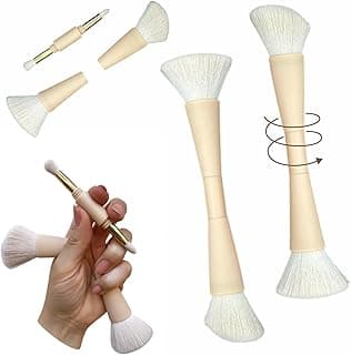 Pincel Maquiagem 4 Em 1 Portátil Multifunção para viagem - Vegano - Cruelty-Free - Latex-Free (Bege) com 33.39% de desconto por R$ 39,90 na amazon