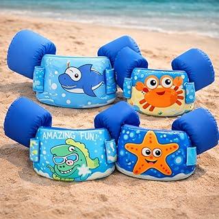 Boia Colete Salva Vidas Infantil Flutuador Ajustável e Seguro Para Crianças Até 30kg, 1 a 7 Anos - Piscina Praia Não Fura - Linha Premium Select Rhead