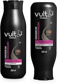 Vult Combo Cabelos Choque de Reconstrução: Shampoo 350ml + Condicionador 325ml