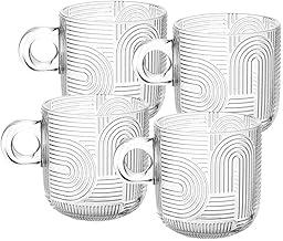 WOLFF - Conjunto 4 Xícaras de Vidro Frankfurt 220ml