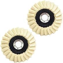 Kit 2 Disco Feltro Flap para Polimento 4.1/2" Metal Alumínio - Starfer