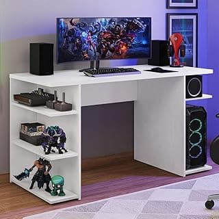 Mesa para Computador Gamer Escrivaninha 9409 Madesa - Branco com 14.5% de desconto por R$ 256,49 na amazon