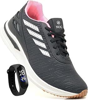 Tênis Feminino Para Caminhada Academia Esportivo Run Fit Original + Relogio