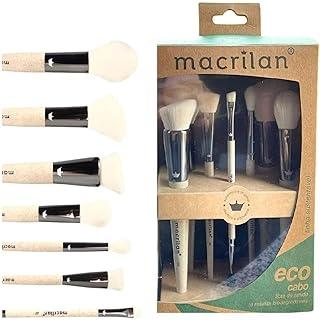 Macrilan Kit Com 7 Pincéis Para Maquiagem Eco - Sk100