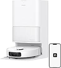 Dreame D20 Ultra Aspirador robô e Mopa, Sucção 13.000Pa, esvaziamento automático, limpeza automática da mopa, elevação da mopa, detecção ultrassônica de tapetes, fácil manutenção, 127v