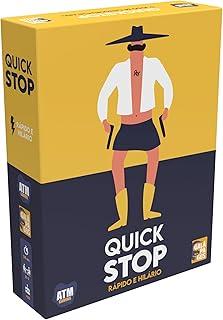 Asmodee,Quick Stop,Jogo de Cartas Para a Família,Idade +10,2-7 jogadores,Partidas de até 15 min.