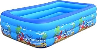 Piscina Inflável Infantil 150×84×45cm, Acompanha Bomba Manual 12” e 10 Bola de banho com 10% de desconto por R$ 125,10 na amazon