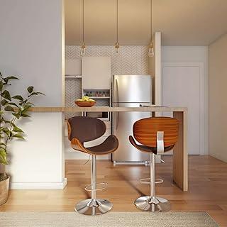 Banqueta Giratória Malden Marrom