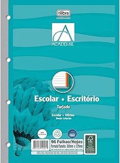 Bloco para Fichário Universitário, Tilibra 12.291-2, Multicor, Pacote com 10 Unidades