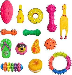 Brinquedos Pet Mordedores para Cachorro Filhotes, Pequeno Porte, Kit com 5 Unidades