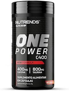 One Power C400 (Cromo + Cafeína + Taurina) 60 cápsulas, Nutrends