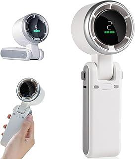 BEMMY Ventilador de Mão Portatil Recarregavel 3600mAh, Mini Ventilador Turbo Dobrável