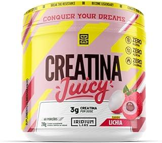 Iridum Labs Creatina Juicy 210g Monohidratada - Lichia - Energia Resistência Força - 60 Doses