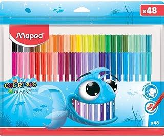 CANETA HIDROGRAFICA COLOR PEPS OCEAN POLVO 48 CORES MAPED