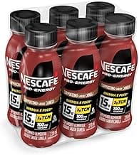 Suplemento Alimentar UHT Nescafé Pro-Energy Capuccino Sabor Canela 15g proteína 270ml - Pack com 6 unidades com 29.03% de desconto por R$ 48,90 na amazon