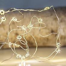 CORDÃO LUMINOSO TASCHIBRA LED LUZES ESTRELADAS PILHA