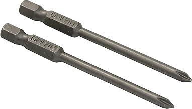 Jogo De Bits De Ponteiras Phillips Com Encaixe Sextavado 1/4", Nº 1 X 75 Mm, Cartela Com 2 Peças, Vonder.