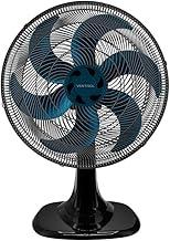 Ventisol Ventilador de Mesa Oscilante, Turbo 6 Pás Premium, Azul, 40cm, 220V