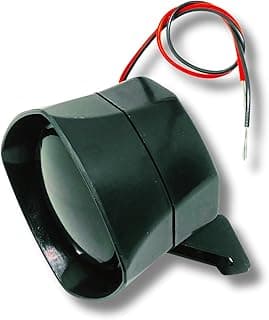 Sirene Eletrônica Piezoelétrica 12V, 120dB, Universal para Alarmes Residenciais e Automotivos com 15.02% de desconto por R$ 27,89 na amazon