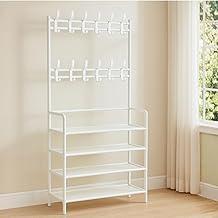 Organizador de Roupa Cabideiro Sapateira Multiuso com Gancho (Branco)