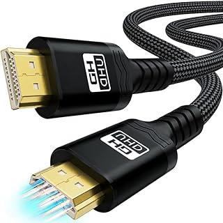 Cabo HDMI 4K Ultra HD 1,8-3-5M – HDR, VRR Compatível com TV, Monitor, Projetor, PC e Consoles (1,8M)