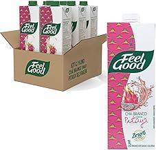 Kit Chá Branco com Pitaya Feel Good 1L c/6 unidades – Zero Açúcar, Sem Calorias, Pronto para Beber