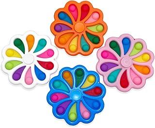 Toyng - Fura-Bolha Redondo Colorido – 1 unidade (sem opção de escolha). Disponível em 4 sortimentos multicoloridos. Embalagem com 3 unidades