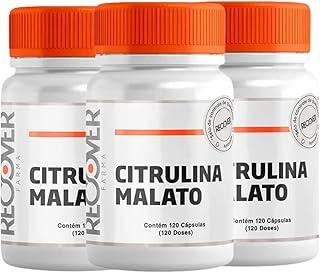Kit 3 unidades Citrulina Malato 500mg - 120 Cápsulas - Recover Farma