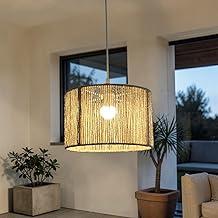 Lustre Pendente de Design Artesanal em Sisal Natural – Iluminação Decorativa Sofisticada 30Cm