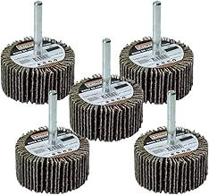 Kit 5 Roda de Lixa com Haste para Furadeira 50x25 Grão 120 - Starfer