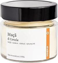 MINERVA - Vela Aromatica Perfumada Aromatizada Aroma de Maça e Canela - 150g