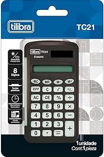Tilibra - Calculadora de Bolso 8 Dígitos TC21 Preta