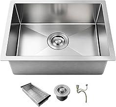 Cuba Gourmet de Cozinha 44x44cm Quadrada Pia de Embutir ou Sobrepor Acompanha Acessórios Premium Aço Inox 304 Escovada Prata Brinovar