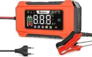 Carregador de Bateria Automotivo Inteligente 12V com Função Reparadora de Pulsos - Display Digital Bivolt para Carro, Moto, Caminhão e Veículos Agrícolas