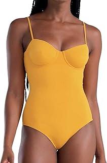 Maiô Meia Taça Proteção UV50+ Dry Fast Feminino She by Mash Adulto