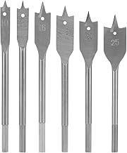 Sparta Jogo De Brocas Chatas Para Madeira 10-12-16-18-20-25 6 Pcs