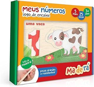 Toyster - Meus Números - Jogo de Encaixe - Maderá
