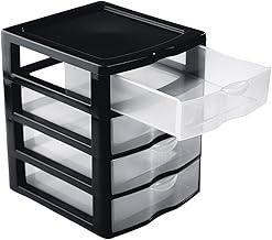 Gaveteiro Peq Com 4 Gavetas Preta Nitronplast Preto