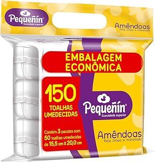 Pequeñín, Lenços Umedecidos, Amêndoas - 150 unidades